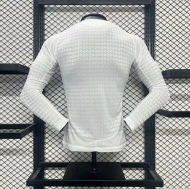 24-25 Real Madrid Home Long Sleeve Kit Player Version Shirt