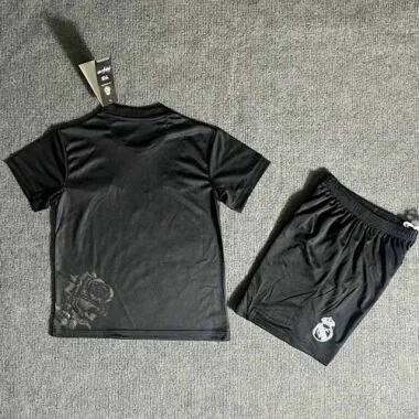 24-25 Real Madrid Y3 Kid Kits Black Youth Apparels