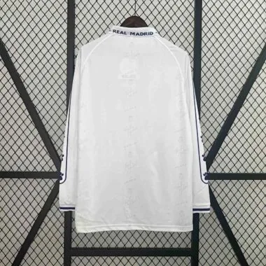 94-96 Real Madrid Home Retro Kit Long Sleeve Vintage Shirt