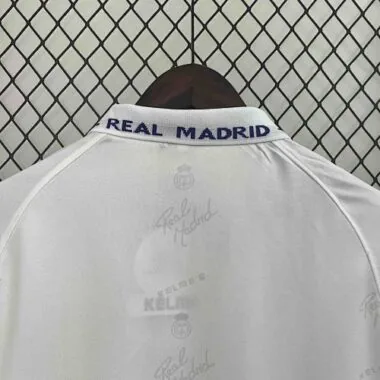 94-96 Real Madrid Home Retro Kit Long Sleeve Vintage Shirt