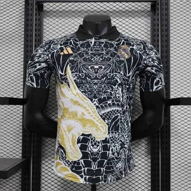 24-25 Real Madrid Black Dragon Special Edition Kit Player Version Shirt