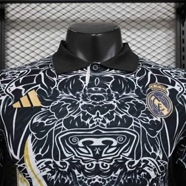 24-25 Real Madrid Black Dragon Special Edition Kit Player Version Shirt