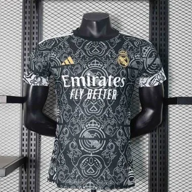 23-24 Real Madrid Special Edition Black Player Version Concept Kit