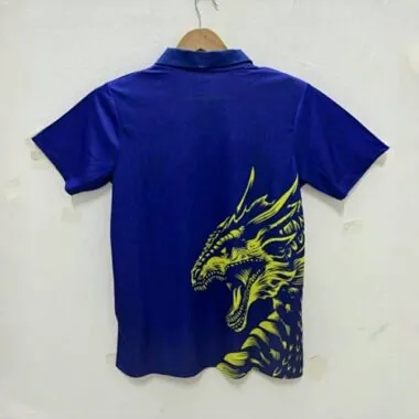 24-25 Real Madrid Blue Dragon Polo Shirt