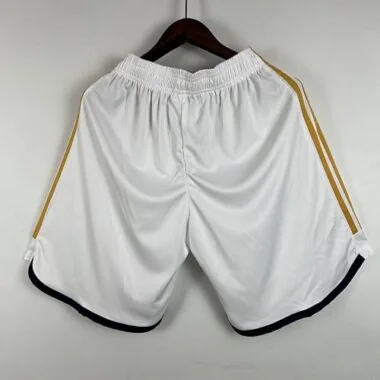 23-24 Real Madrid Home Shorts White Pants
