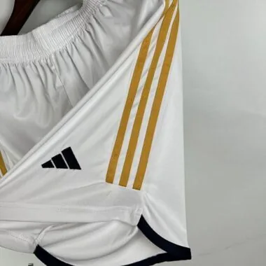 23-24 Real Madrid Home Shorts White Pants