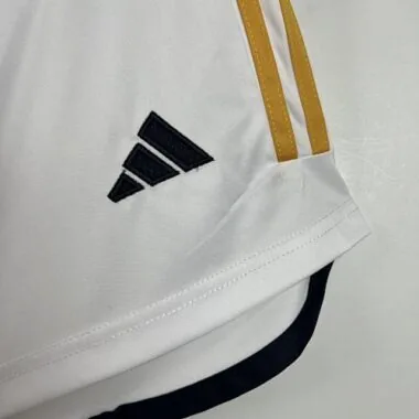 23-24 Real Madrid Home Shorts White Pants