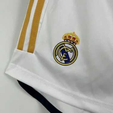 23-24 Real Madrid Home Shorts White Pants