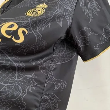 23-24 Real Madrid Special Edition Kit Black Dragon Shirt