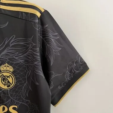 23-24 Real Madrid Special Edition Kit Black Dragon Shirt