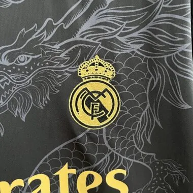 23-24 Real Madrid Special Edition Kit Black Dragon Shirt