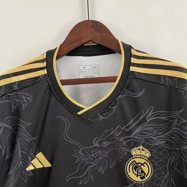 23-24 Real Madrid Special Edition Kit Black Dragon Shirt