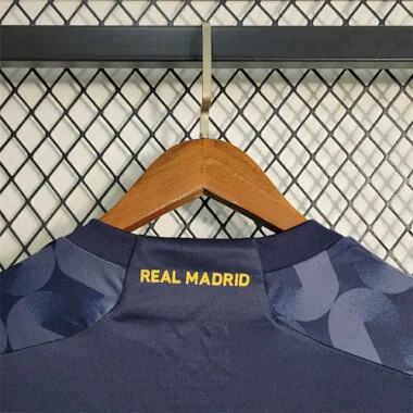 23-24 Real Madrid away long sleeved size S-3XL Soccer Jersey