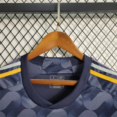 23-24 Real Madrid away long sleeved size S-3XL Soccer Jersey