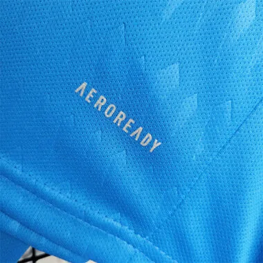23-24 KIDS Real Madrid Blue Goalkeeper Size 16-28 Soccer Jersey