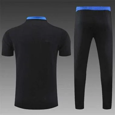 Real Madrid Polo black with yellow-logo