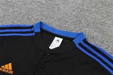 Real Madrid Polo black with yellow-logo