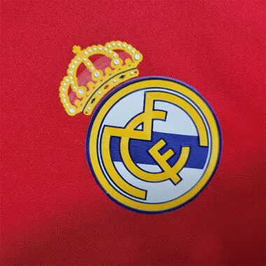 11-12 Real Madrid red away long sleeve