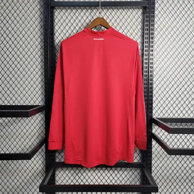 11-12 Real Madrid red away long sleeve