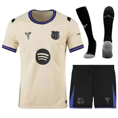 25-26 Barcelona Away Full Kit Cheap Football Jersey Wholesale Yupoo