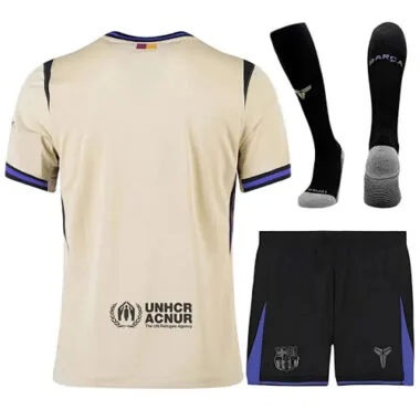 25-26 Barcelona Away Full Kit Cheap Football Jersey Wholesale Yupoo