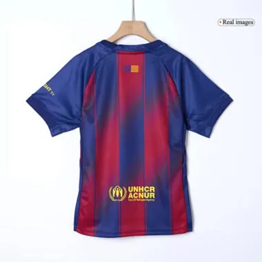 25-26 Kids Barcelona Home Kids Full Kit Cheap Football Jersey Wholesale Yupoo