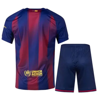 25-26 Barcelona Home Full Kit Cheap Football Jersey Wholesale Yupoo
