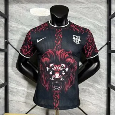 25-26 Player FC Barcelona Lion Special Edition Kit Cheap Football Jersey Wholesale Yupoo