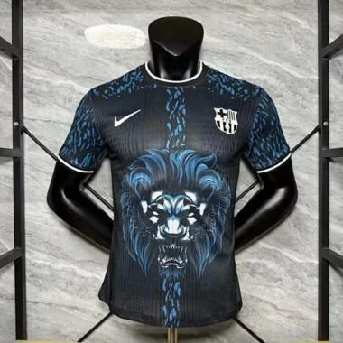 25-26 Player FC Barcelona Lion Special Edition Kit Cheap Football Jersey Wholesale Yupoo