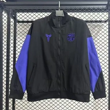 25-26 Barcelona Windbreaker Jacket Kit S-3XL Cheap Football Jersey Wholesale Yupoo