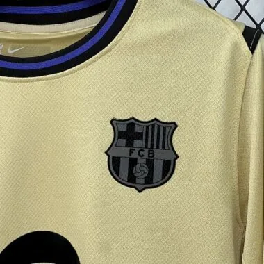 25-26 Barcelona Away Long Sleeve Kit S-4XL Cheap Football Jersey Wholesale Yupoo