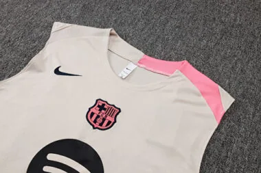 25-26 Barcelona Sleeveless Training Kits Tracksuits Cheap Football Jersey Wholesale Yupoo