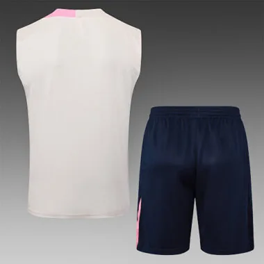 25-26 Barcelona Sleeveless Training Kits Tracksuits Cheap Football Jersey Wholesale Yupoo