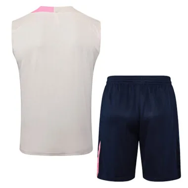 25-26 Barcelona Sleeveless Training Kits Tracksuits Cheap Football Jersey Wholesale Yupoo