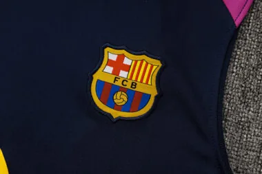 25-26 Barcelona Sleeveless Training Kits Tracksuits Cheap Football Jersey Wholesale Yupoo