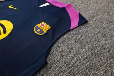 25-26 Barcelona Sleeveless Training Kits Tracksuits Cheap Football Jersey Wholesale Yupoo