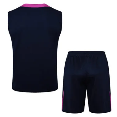25-26 Barcelona Sleeveless Training Kits Tracksuits Cheap Football Jersey Wholesale Yupoo