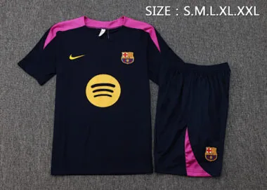 25-26 Barcelona Training Kits Tracksuits Cheap Football Jersey Wholesale Yupoo