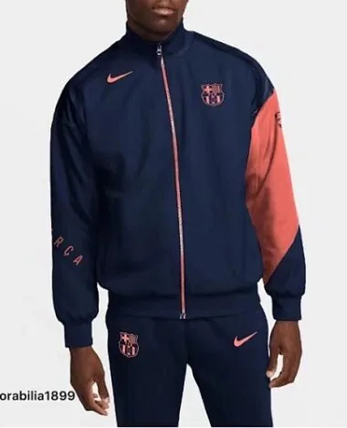 25-26 Barcelona Training Kits Tracksuits Jacket Cheap Football Jersey Wholesale Yupoo