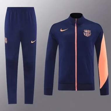 25-26 Barcelona Training Kits Tracksuits Jacket Cheap Football Jersey Wholesale Yupoo