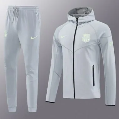 25-26 Barcelona Hoodie Training Kits Tracksuits Jacket Cheap Football Jersey Wholesale Yupoo