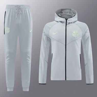25-26 Barcelona Hoodie Training Kits Tracksuits Jacket Cheap Football Jersey Wholesale Yupoo