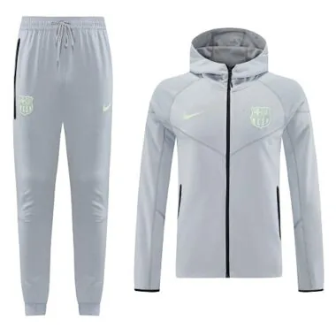 25-26 Barcelona Hoodie Training Kits Tracksuits Jacket Cheap Football Jersey Wholesale Yupoo