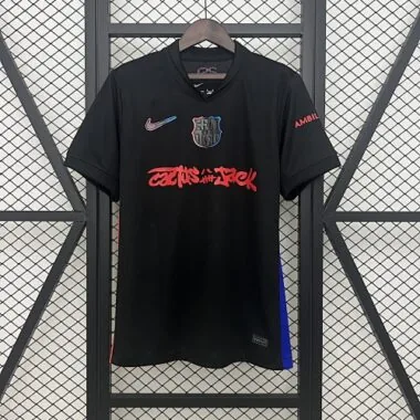 25-26 Barcelona Away x Travis Scott Soccer Jersey