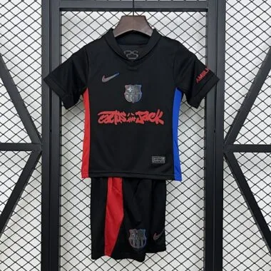24-25 Barcelona Away x Travis Scott Kids Kit