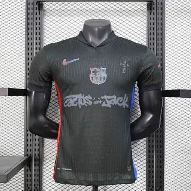 2025/26 Player Barcelona Away x Travis Scott Soccer Jersey