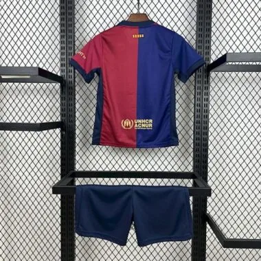 25-26 Kids Barcelona Home x Travis Scott Soccer Jersey