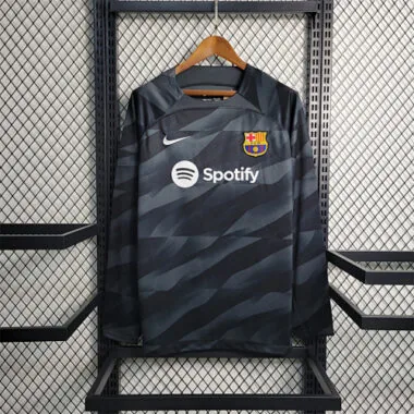23-24 Barcelona Black Goalkeeper long sleeve