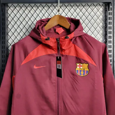23-24 Barcelona Windbreaker Red