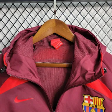 23-24 Barcelona Windbreaker Red